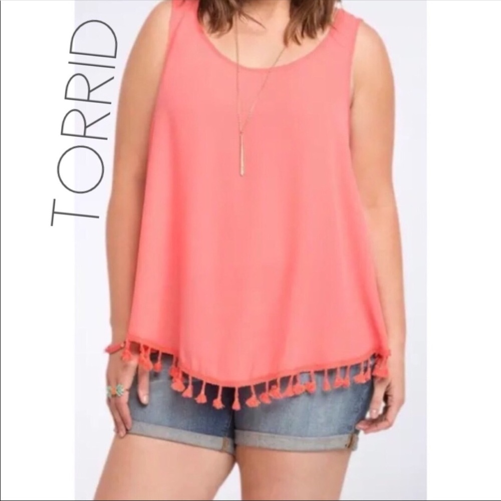 TORRID CORAL TORRID TANK TOP